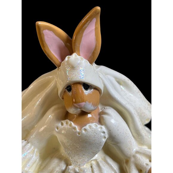 Vintage 1999 Enesco Donna Little SET (2) "THE WEDDING" Bride & Groom Figurines - Picture 13 of 16